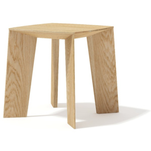 Konferenční stolek z masivního dubového dřeva Javorina Tin Tin, 35 cm