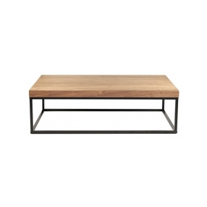 Designový konferenční stolek Xanti II, ořech (Ořech, černá podnož) 9500.623547 Porto Deco
