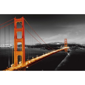 Plakát - Golden Gate Bridge (San Francisco)
