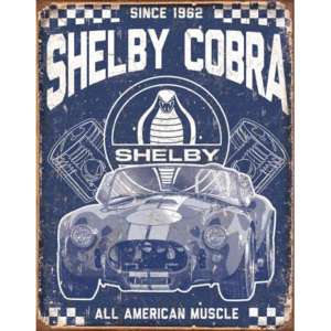 Plechová cedule: Shelby Cobra (2) - 40x30 cm