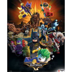 Plakát, Obraz - Lego® Batman - Boom, (40 x 50 cm)