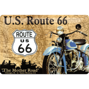 Nostalgic Art Plechová cedule – U.S. Route 66 20x30 cm