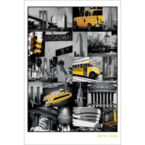 Plakát - New York (Collage)