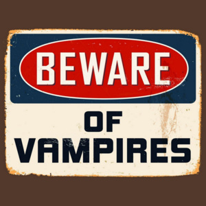 Retro deska - Beware of Vampires