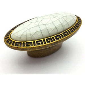 Nábytková knopka Olvia zlatá antik (rustikální knopka)