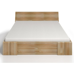 Dvoulůžková postel z bukového dřeva se zásuvkou SKANDICA Vestre Maxi, 180 x 200 cm