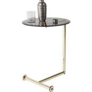 Odkládací stolek Kare Design Easy Living Brass, ⌀ 46 cm