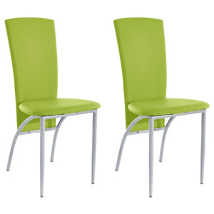 Sada 2 zelených jídelních židlí Støraa Nevada