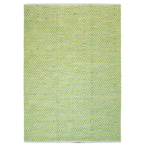 Ručně tkaný zelený koberec Kayoom Coctail Arlon, 80 x 150 cm