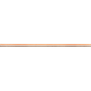 Listela Rako Triangle oranžovohnědá 3x60 cm, mat WLASN001.1