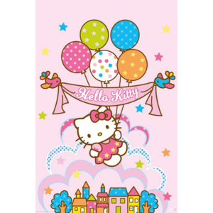 Plakát - Hello Kitty Balloons