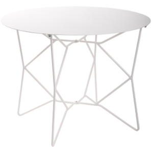 Bílý kovový stolek Zuiver Webframe