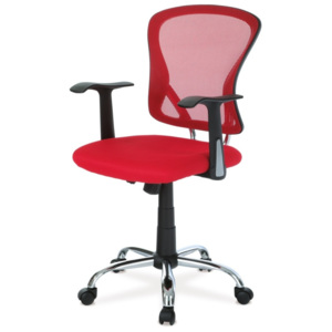 Autronic Kancelářská židle KA-N806 RED - Červená
