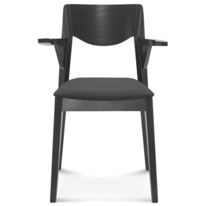 Černá dřevěná židle Fameg Ingred