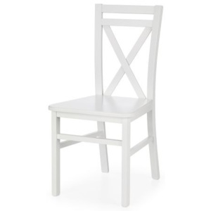 Halmar Dřevěná židle Dariusz 2 Bílá