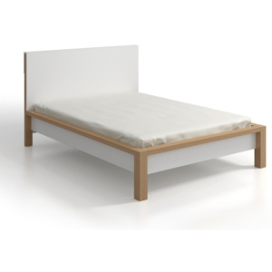 Dvoulůžková postel z borovicového dřeva SKANDICA InBig, 140 x 200 cm