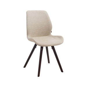 Jídelní židle Mody, umělá kůže, lakovaná podnož buk (Krémová) csv:152409309 DMQ