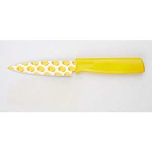 Žlutý nůž s pouzdrem Jean Dubost Funky Yellow
