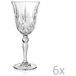 Sada 6 sklenic na sekt RCR Cristalleria Italiana Grazia, 210 ml