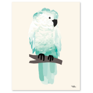 Plakát Michelle Carlslund Green Cockatoo, 50 x 70 cm
