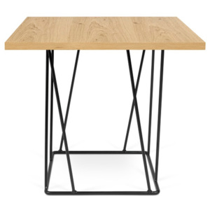 Konferenční stolek s černými nohami TemaHome Helix, 50 x 50 cm