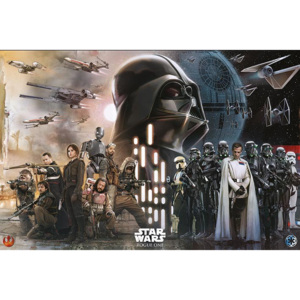 Plakát - Star Wars Rogue One (Rebels vs. Empire)