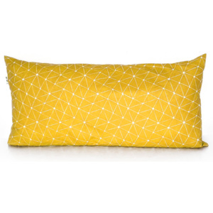 GADEO dekorační polštář LINIE II yellow Velikost: 70x35 cm