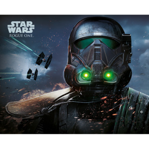 Plakát, Obraz - Rogue One: Star Wars Story - Death Trooper Glow, (50 x 40 cm)