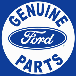 Plechová cedule: Ford Genuine parts - 30x30 cm