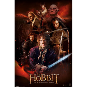 Plakát - The Hobbit, Šmakova dračí poušť