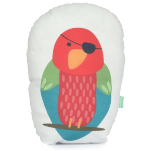 Polštářek z čisté bavlny Happynois Parrot, 40 x 30 cm
