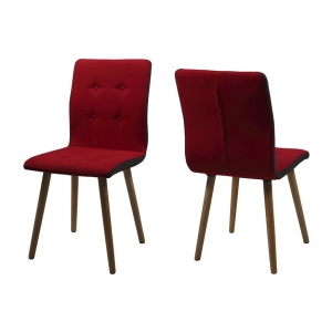 Jídelní židle Rosmary - SET 2 ks, červená