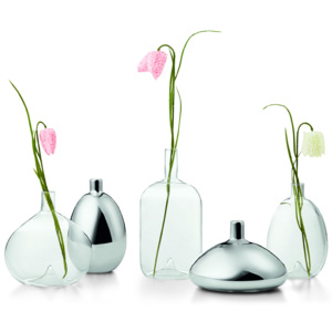 Váza TESS 5 variant - Philippi Varianta: Oválná, stříbrná