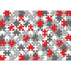 C10128P4 Fototapeta: Puzzle (1) - 184x254 cm