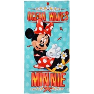 SUN CITY Osuška Minnie Mouse / ručník Minnie Mouse Ocean 70x140 bavlna