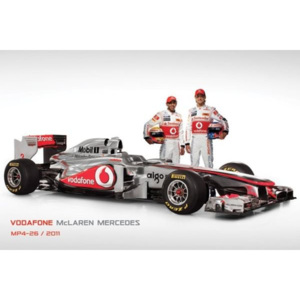 Plakát – Vodafone McLaren Mercedes MP4-26 (2)