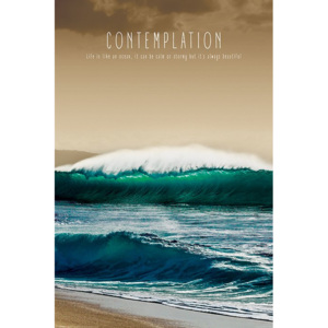 Plakát - Contemplation (Life is Like an Ocean)