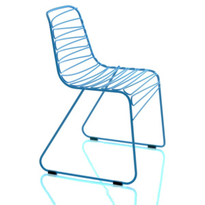 Modrá stohovatelná židle Magis Flux