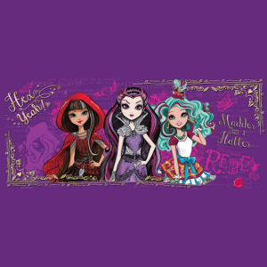 C2293VEP Fototapeta: Mattel Ever After High (4) - 104x250 cm