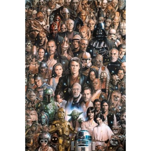 Plakát - Star Wars characters