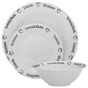 12dílný set porcelánového nádobí Premier Housewares Charm