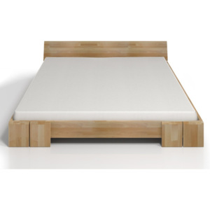 Dvoulůžková postel z bukového dřeva SKANDICA Vestre, 140 x 200 cm