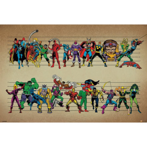 Plakát - Marvel (hrdinové)