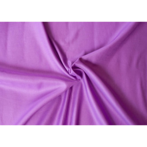 Saténové prostěradlo (180 x 200 cm) - tmavě fialové - výšku matrace do 15cm