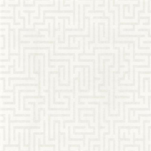 Vliesové tapety na zeď Graphics Alive 13260-10, Labyrint bílý, rozměr 10,05 m x 0,53 m, P+S International