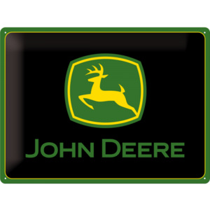 Nostalgic Art Plechová cedule – John Deere (logo) 30x40 cm