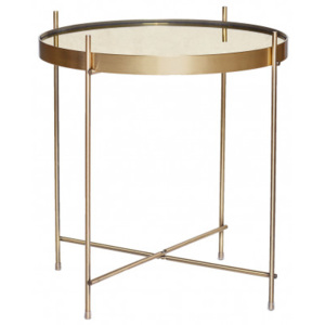 Kelly Hoppen Odkládací stolek Gold Mirror
