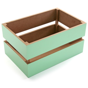 Zelený úložný box  Versa, 30 cm