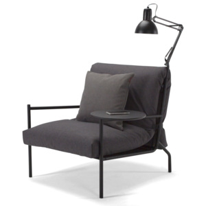 Tmavě šedé křeslo Innovation Noir Chair