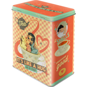 Nostalgic Art Plechová dóza - Tea It's Like A Hug in a Cup (Special Edition) 3l